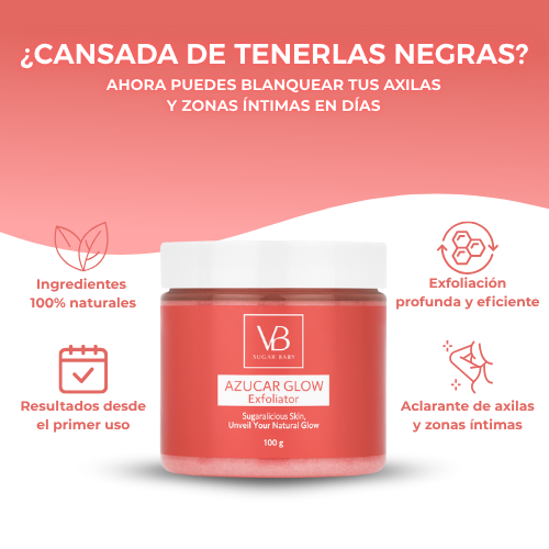 Azucar Glow™ | Exfoliante y aclarante de zonas íntimas